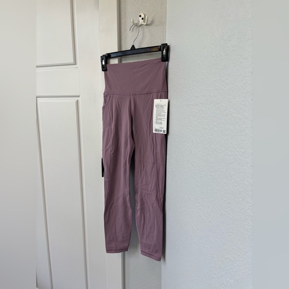 NWT!🍋🍋Lululemon Align HR Pant with Pockets 25”🍋🍋. Size 4. Color Lavender Lux. - Picture 8 of 16